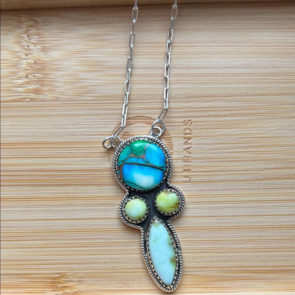 Turquoise Pendant Necklace - Picture 2 of 3